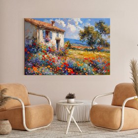 Resim Doğaya Açılan Ev - 100x70 