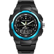 Resim Sones Sanda 3355 Kamuflaj Çok İşlevli Saat Çalar Saat Su Geçirmez Elektronik Saat, Renk: Siyah 