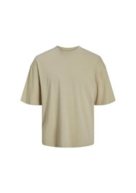 Resim Jack & Jones Jack&jones Jorgrand Oversıze Erkek T-shirt 12253993-fields Of Rye Bej-bej 