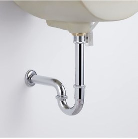 Resim Fause Pop-up Basmalı Paslanmaz Çelik Metal Lavabo Sifonu Ksf101 Krom 