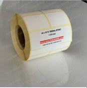 Resim 40X30 Yanyana 2'Li Termal Etiket Rulo Barkod Etiket Kalite Ba 