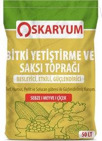 Resim OSKARYUM Bitki Yetiştirme Ve Saksı Toprağı 50l 