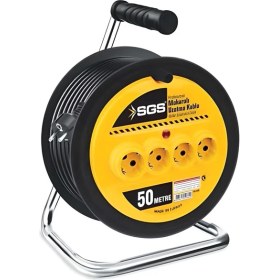 Resim Sgs Makaralı Uzatma Kablo 3x2.5mm 50 mt SGS2136 