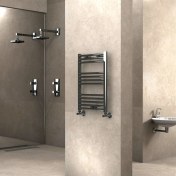 Resim Radiva Banyo ve Mutfak Için Havlupan 500 X 700 cm Düz Krom 