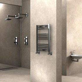 Resim Radiva Banyo ve Mutfak Için Havlupan 500 X 700 cm Düz Krom 