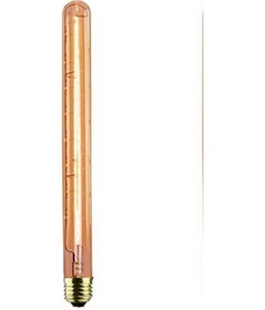 Resim T300 Rustik Led Ampul 8w E27 Duy 2200k Amber Cam Vintage 30 Cm 