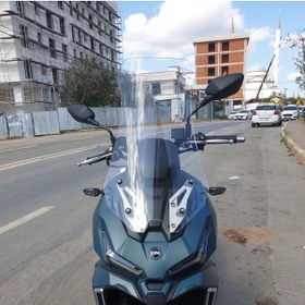 Resim Motocam Sym Adx 125 Ön Cam 2023-2026 Model 70cm Şeffaf Renkli 4mm 