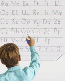 Resim Farklı Bi Kağıt Anetil Hece Tablosu Akıllı Kağıt Yazı Tahtası 100x100cm 