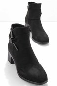 Resim Bambi Siyah Süet Kadın Bot & Bootie K02994060302 