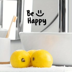 Resim İlham Veren Siyah Ayna Stickerı - Kendinden Yapışkanlı, Çıkarılabilir Duvar Stickerı Banyo, Yatak Odası, Oturma Odası Dekoru için 