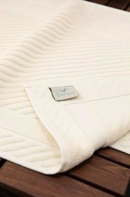 Resim Leoline%100 Pamuk Premium 2'li Ayak Havlusu - Bej 