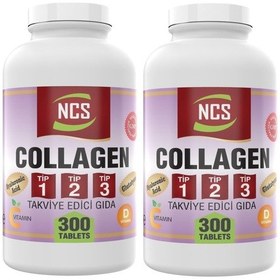 Resim Ncs Hidrolize Collagen Tip 1-2-3 Glutatyon 300 Tablet X 2 Kutu 