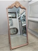 Resim Ayna Denizi Princess Copper Gold Model Rose Gold Altın Renk Dekoratif Ayaklı Boy Aynası Altın - Rose Gold 
