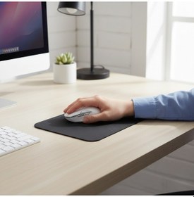 Resim 230x170x3 Mm Mouse Pad Kaymaz Non-slip Taban Pürüzsüz Bez Yüzey Siyah 
