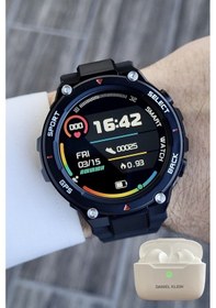 Resim Daniel Klein Dkgnct1721 Akıllı Saat Ve Bluetooth Kulaklık Siyah 