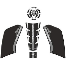 Resim Tvs Raıder 2023-2024 Tank Pad Set Siyah-gri Modeli 