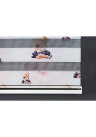 Resim Blind-x Kız Çocuk Baskılı Desenli Stor Zebra Perde Çocuk Odası Perdesi Ve Mutfak Perdesi Dayanıklı Alüminyum Kasa 