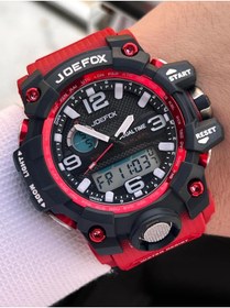 Resim Joefox Digital Ve Analog 2 Yıl Garantili Kronmetre+Takvim+Alarm+Aydınlatma Erkek Kol Saati JOE.BK18 