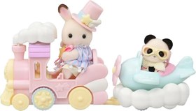 Resim Sylvanian Families Lunapark Oyun Seti Uçak ve Tren 5819 