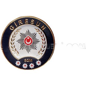 Resim ÇUKUROVA ÜTÜ GİRESUN P o l i s Kol Arması 3D Plastik TPU, Yeni Tip, Cırtlı, Standart Ölçü, 1.sınıf Kalite 
