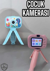 Resim ZERO LAND DS-DERIN Ayaklı Mini Fotoğraf Makinesi Çocuk Için Eğitici Video Kamera 