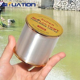 Resim SIIUATION 500m-546yds 3D Renk Değiştiren Beyaz Balıkçılık İpliği, Naylon Monofilament Süper Güçlü Anti-Yem Duyarsızlık İpliği, Yemyeşil ve Deniz Balıkçılığı Aksesuarları için Uygun 