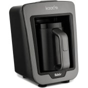 Resim Antrasit Renkli Türk Kahve Makinesi, Şık Tasarım ve Kolay Kullanım 