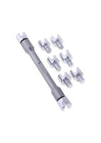 Resim Suntek Motosiklet Tekerlek Anahtarı Seti Kolu Tamir Aracı Gri 