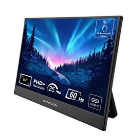 Resim Gameraider P14 Touch 14" 60Hz Full HD+ IPS Dokunmatik Taşınabilir Monitör 