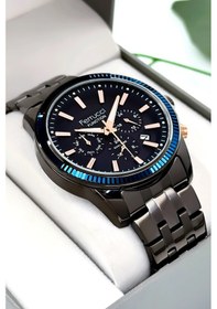 Resim Ferrucci Function Erkek Kol Saati Çelik Kordon Füme Bileklik 3atm Sdfer170 Füme 