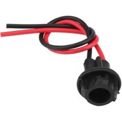 Resim Lemestar T10 Fener Soketi, Kauçuk Malzeme, Isı Dayanıklı, Kolay Kurulum, Araç Moto Kullanımı, Siyah, 2 Adet 