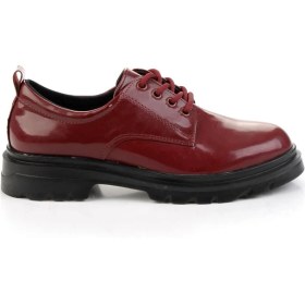 Resim Bordo Kadın Oxford Ayakkabı K01823060798 
