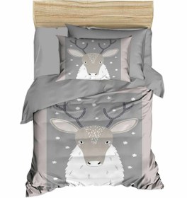 Resim Mira Home Yenidoğan Kız / Erkek Unisex Bebek Nevresim Takımı %100 Pamuklu Geyik 