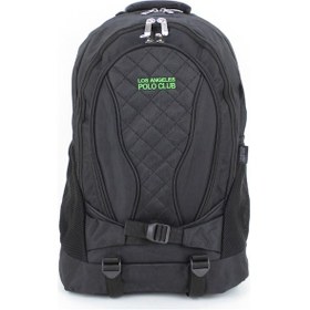 Resim Yarı Dağcı Gezi Seyahat Yürüyüş Kamp Spor Sırt Çantası 17.3 Inç Fileli Cep Siyah 