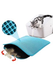 Resim Hype Store bypet Kedi Tuvaleti Önü Elekli Kedi Kumu Paspası 60 x 40 cm 