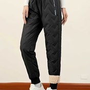 Resim 1-Paket Unisex Termal Pantolon - Ağır Hizmet Fleece Astarlı Kış Pantolonu, Bağcıklı Bel, Esnemez Kumaş - Erkekler ve Kadınlar için Son Derece Soğuk Hava Pantolonu - Spor Salonu, Yürüyüş, Günlük Kış Giyim için İdeal - Lüks Termal Tayt, Açık Hava Aktiviteleri, Spor Tasarımı, Dayanıklı Yapı, Açık Hava Tutkunları 