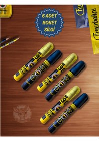 Resim 6lı Fb Fenerbahçe Taraftar Yumurtlayan Roket Silgi 6lı Set 