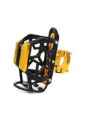 Resim Chuangyinshop Golden Universal Su Şişesi Tutucu Kap Tutucu Motosiklet Tampon Elektrikli Scooter Bisiklet Altın 