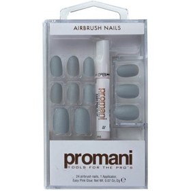 Resim Promani Mat Antrasit Gri Takma Tırnak Kiti 