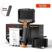 Resim Kalite Endüstriyel Endoskop 5 Metre Yılan kamera 4.3 inç IPS ekran IP67 su geçirmez Kamera 