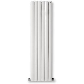 Resim 1500 x 475mm Lilac Yüksek Isı Kapasiteli Dekoratif Dikey Beyaz Alüminyum Radyatör 