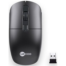 Resim Lenovo Lecoo M2001 Kablosuz+usb 1600dpı+4 Tuşlu Siyah Mouse Optik 