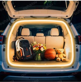 Resim Toyota Serisi Corolla Cross Rav4 Bagaj Işığı Modifikasyon Işık Atmosferi Için Full Set Warm White Harrıer Venza 1 Piece Set 