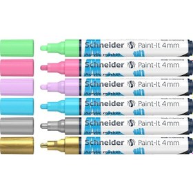 Resim Schneider Akrilik Marker Kalem 320 4 Mm Set 2 6Lı 