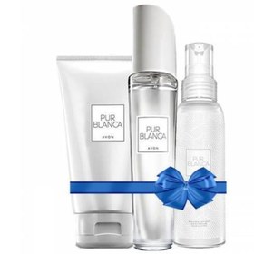 Resim Avon Pur Blanca Kadın Parfüm 50ml. Vücut Spreyi 100ml. Ve Vücut Losyonu 150ml 