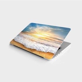 Resim Laptop Sticker Bilgisayar Notebook Pc Kaplama Etiketi Deniz Dalga 