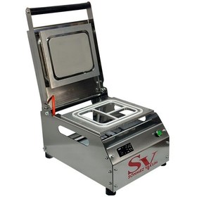 Resim Sönmez Manuel Kase Kapatma 3 Gözlu Tabak Kapatma Makinesi Paslanmaz 