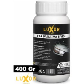 Resim Luxor Kimya Far Parlatıcı Far Temizleme Far Parlatma 400 GR 