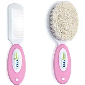 Resim Babyjem 519 Doğal Kıl Fırça ve Tarak Seti 