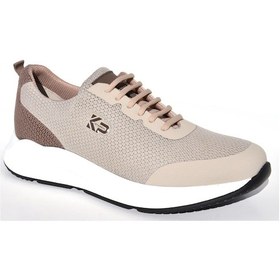 Resim King Paolo B1035 Krakers ErkekTekstil Spor Ayakkabı - Bej 